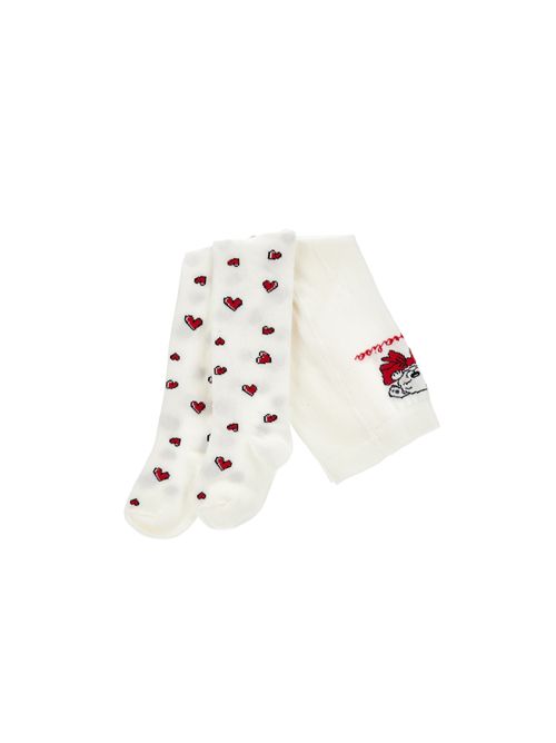 Collant, bambina, in jaquard/cotone caldo. MONNALISA | 39H009 80820143